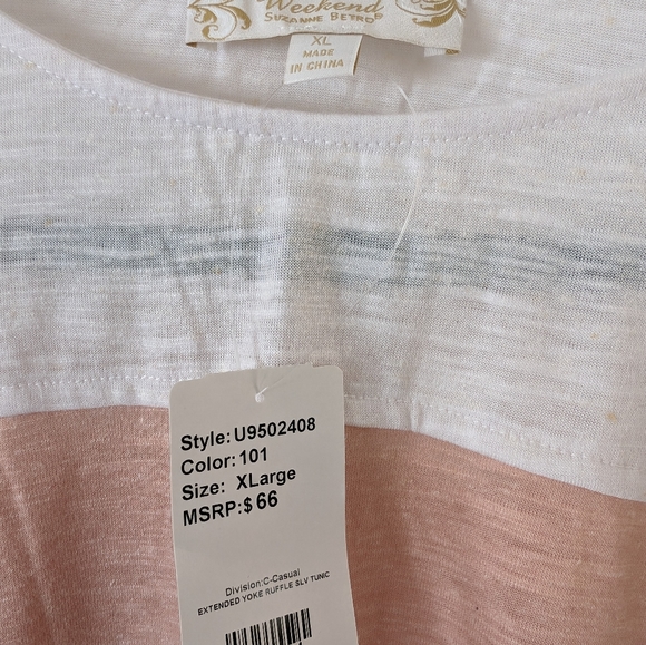 Women's Lot of Four Shirts- Weekend by Suzanne Beatro Brand- Size XL - Picture 12 of 16